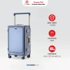 Vali khoá sập 24 inch TRESETTE nhôm kèm ổ sạc móc treo đồ nhập khẩu Hàn Quốc