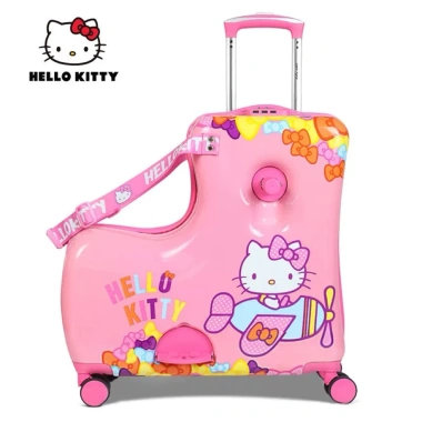 Vali ngồi cho bé Kitty nhập khẩu chính hãng size 20 - Phiên bản lái máy bay, giá 1.191.999đ 9