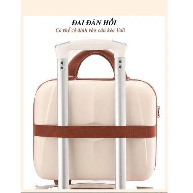 Vali Nhỏ Gọn Thời Trang 14-16 inch Cốp Đựng Mỹ Phẩm Khóa Bảo Mật Nhựa PC+ABS