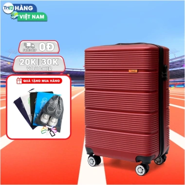 Vali Nhựa Du Lịch ImmaX X13 24inch + Túi Đựng Giày, Thẻ Tag, Bảo Hành 36 Tháng, Giá 529k