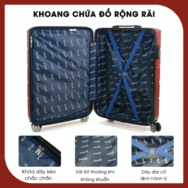 Vali Nhựa Du Lịch ImmaX X13 24inch + Túi Đựng Giày, Thẻ Tag, Bảo Hành 36 Tháng, Giá 529k 7 Vali Nhựa Du Lịch ImmaX X13 24inch + Túi Đựng Giày, Thẻ Tag, Bảo Hành 36 Tháng, Giá 529k 7