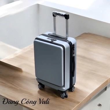 Vali nhựa PP doanh nhân chống va đập, ngăn laptop 20-24 inch bảo hành trọn đời - 850k 10