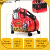Vali ôtô ngồi bé 24 in màu đỏ, bánh xe, khóa, bảo hành 24 tháng - 2 triệu 3