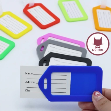 Vali Tag Thẻ Tên Treo Hành Lý Du Lịch - Dây Đeo An Toàn, Chống Thất Lạc, Bảo Vệ Hành Lý, Giá Chỉ 8.000đ