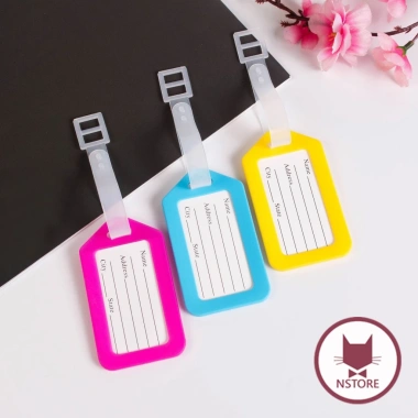 Vali Tag Thẻ Tên Treo Hành Lý Du Lịch - Dây Đeo An Toàn, Chống Thất Lạc, Bảo Vệ Hành Lý, Giá Chỉ 8.000đ