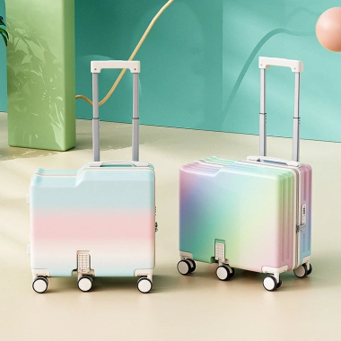 Vali trẻ em 2.025 mẫu mới 20inch có thể ngồi và đi hộp mật khẩu cho học sinh nam nữ - Giá ưu đãi 918.000đ