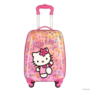 Vali trẻ em hình mèo Kitty size 18 inch 2 mặt du lịch, giảm giá còn 319.000 VNĐ