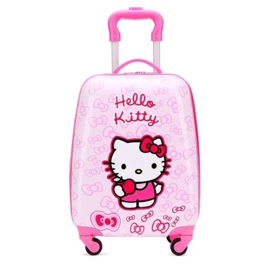 Vali trẻ em hình mèo Kitty size 18 inch 2 mặt du lịch, giảm giá còn 319.000 VNĐ