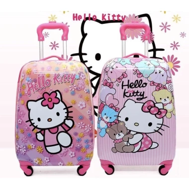 Vali trẻ em hình mèo Kitty size 18 inch 2 mặt du lịch, giảm giá còn 319.000 VNĐ 7 Vali trẻ em hình mèo Kitty size 18 inch 2 mặt du lịch, giảm giá còn 319.000 VNĐ 7