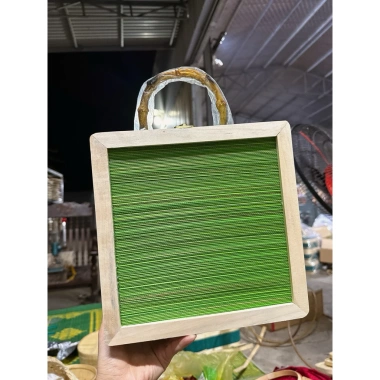 Vali tre quai trúc viền gỗ 24x24x13 cm - Thiết kế sang trọng, nhẹ, giảm giá 179,100₫ 10
