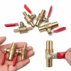 Van bi ngắt đồng thau 681.012Mm, ống Barb, lưu lượng nước hợp lý, bền chắc
