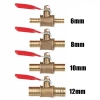 Van bi ngắt đồng thau 681.012Mm, ống Barb, lưu lượng nước hợp lý, bền chắc 2