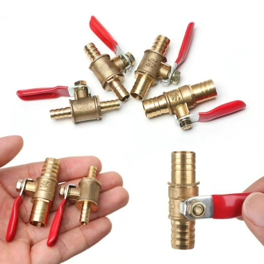 Van bi ngắt đồng thau 681.012Mm, ống Barb, lưu lượng nước hợp lý, bền chắc 4 Van bi ngắt đồng thau 681.012Mm, ống Barb, lưu lượng nước hợp lý, bền chắc 4