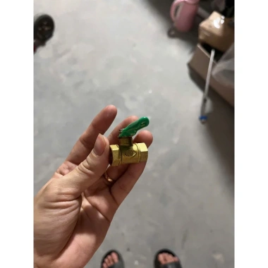 Van Bi Ren Trong Ren Ngoài 1/4 13 Đồng Thau Van Khoá Hơi Khí Nén 13mm Giá 16.000đ