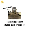 Van Bi Tay Nhỏ Thau, Van Tay Gạt Đóng Mở Hơi Dầu Nước Thau Đồng Ren 13, Giá 23.805 VND 7