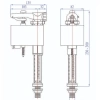 Van cấp đa năng, cụm cây cấp bàn cầu chịu áp, chịu phèn - Giá ưu đãi 55.000₫ 2