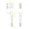 Van cấp đa năng, cụm cây cấp bàn cầu chịu áp, chịu phèn - Giá ưu đãi 55.000₫ 3