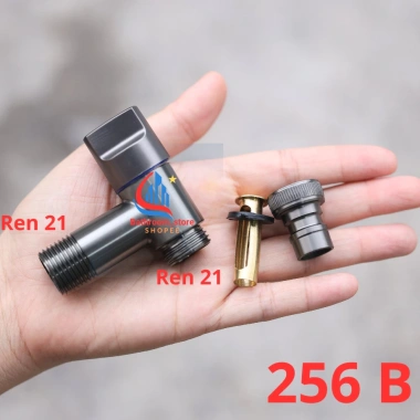 Van cấp nước máy giặt tự ngắt, ren 21-27 (25mm), đầu nối nhanh T-F, chặn nước chuyên dụng 3