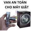 Van cấp nước máy giặt tự ngắt, ren 21-27 (25mm), đầu nối nhanh T-F, chặn nước chuyên dụng 7