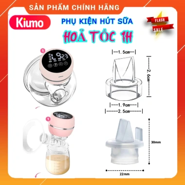 Van chân không hút sữa KIUMO - Xilanh silicone, phụ kiện máy hút sữa chính hãng