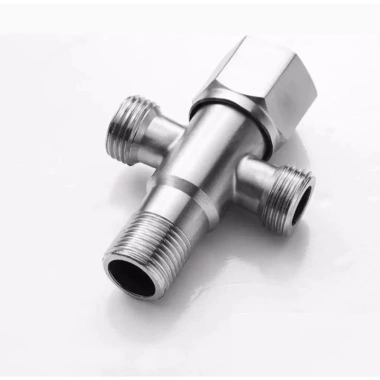 Van chia giảm áp inox SUS304 2 đường khoá 3 ngả Giá chỉ 36.000đ giảm 20% 2