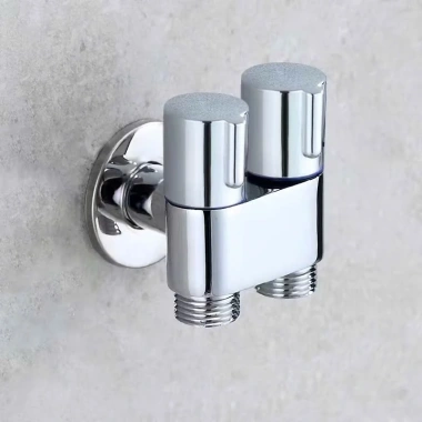 Van chia nước chữ H cao cấp - 2 cổng xả độc lập, khóa nước đa năng, giảm giá 69k 4