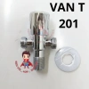 Van chia nước T cầu 3 ngã có khóa S01 cho vòi xịt vệ sinh, bồn cầu inox 304 - giảm áp, giá 40.660 VND 5