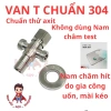 Van chia nước T cầu 3 ngã có khóa S01 cho vòi xịt vệ sinh, bồn cầu inox 304 - giảm áp, giá 40.660 VND 11