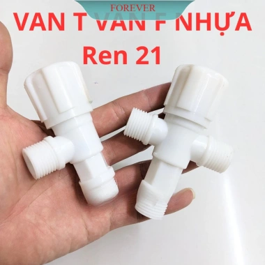 Van có khóa chia 2 nhánh Van T nhựa giảm áp lực nước - Giá chỉ 15.999đ