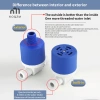 Van điều khiển mực nước tự động 1/2 3/4 - Van bi phao, tháp công tắc phao bể bơi, dừng tự động, mới 64.240 VND 7