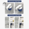 Van điều khiển mực nước tự động 1/2 3/4 - Van bi phao, tháp công tắc phao bể bơi, dừng tự động, mới 64.240 VND 8