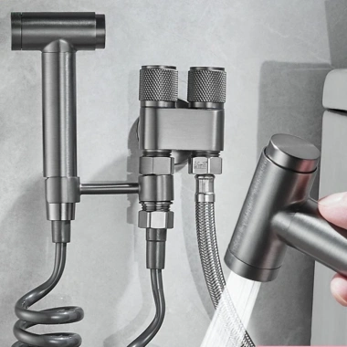 Van Điều Khiển Vòi Nước Hợp Kim 2 Đường Ra Tắt Mở Độc Lập Phòng Tắm, 79,083 VND 3