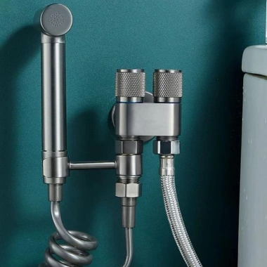 Van Điều Khiển Vòi Nước Hợp Kim 2 Đường Ra Tắt Mở Độc Lập Phòng Tắm, 79,083 VND 4