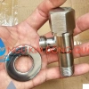 Van F khóa bồn cầu inox SUS 304, chia nước, ren 21, van T nhựa, chịu ăn mòn, giá tốt 3
