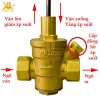 Van giảm áp suất nước đồng thau chắc chắn, đa size 21-76mm - Tiết kiệm năng lượng 2