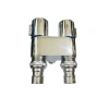 Van khoá 2 ngả đóng mở độc lập cho bồn cầu và vòi xịt - Đồng mạ crom, giá ưu đãi 203.168₫ 2