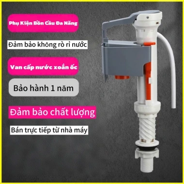 Van Nhập Nước Áp Suất Cao Điều Chỉnh Đa Năng cho Bồn Nước Cũ Giá 50k