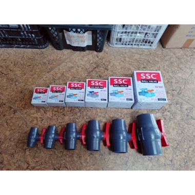 Van nhựa PVC SSC - Khóa nước tay đỏ phi 42,49,60 loại 1, giá sỉ 63.000đ giảm từ 77.490đ 3 Van nhựa PVC SSC - Khóa nước tay đỏ phi 42,49,60 loại 1, giá sỉ 63.000đ giảm từ 77.490đ 3
