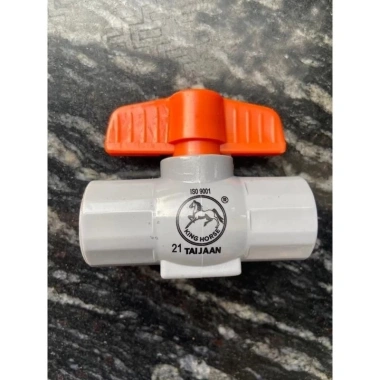 Van nước, van nhựa PVC phi 21 34 – Vòi xả tay cam, khóa nước, chỉ 13.900 VND giảm từ 16.680 VND