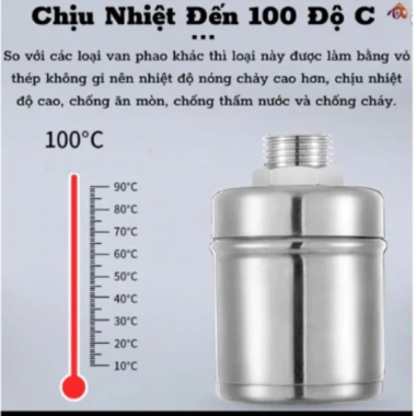 Van Phao Cơ Inox, Điều Chỉnh Mực Nước Tự Động, Ngắt Nước Khi Đầy Bồn 102.000 VND 8