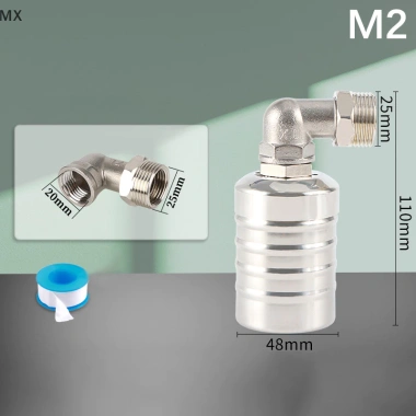 Van phao tự động Mingxuan2 304 - Điều khiển mực nước bằng thép không gỉ, tắt tự động, giảm giá 128.260 VND 10