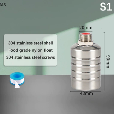 Van phao tự động Mingxuan2 304 - Điều khiển mực nước bằng thép không gỉ, tắt tự động, giảm giá 128.260 VND 13