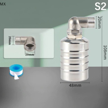 Van phao tự động Mingxuan2 304 - Điều khiển mực nước bằng thép không gỉ, tắt tự động, giảm giá 128.260 VND 14