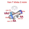 Van T chia bồn cầu Inox SUS 304 xước mờ - chữ T/F nối vòi xịt, giá chỉ 19.260 VND 5