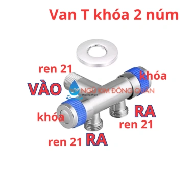 Van T chia bồn cầu Inox SUS 304 xước mờ - chữ T/F nối vòi xịt, giá chỉ 19.260 VND 5 Van T chia bồn cầu Inox SUS 304 xước mờ - chữ T/F nối vòi xịt, giá chỉ 19.260 VND 5