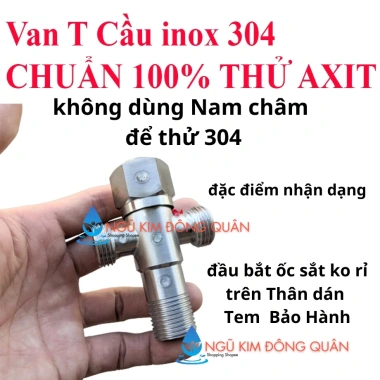 Van T giảm áp chia nước bồn cầu inox SUS304 – Vòi xịt vệ sinh, chỉ 49.220₫ 3 Van T giảm áp chia nước bồn cầu inox SUS304 – Vòi xịt vệ sinh, chỉ 49.220₫ 3