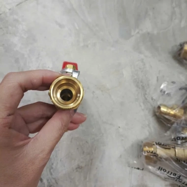 Van vòi nước cao cấp Ferroli Phi 21/27, vòi hồ tay gạt đồng, chỉ 46.000đ