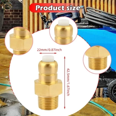 Van xả nhiệt đồng thau cho máy rửa áp suất – Điều khiển nhiệt độ chính xác, bơm mạnh, giá 92.400₫ 6