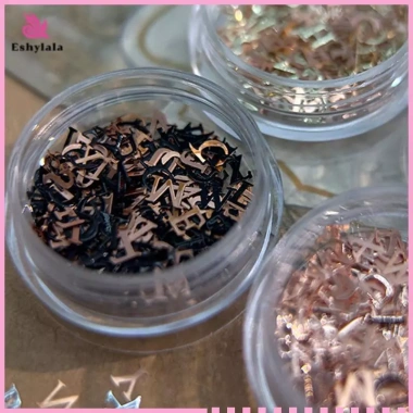 Vàng Bạc Chữ Đồng Móng Tay Nghệ Thuật Kim Sa Lấp Lánh Paillette 1 Lọ 60-100 Miếng Giá Ưu Đãi 31.500đ