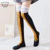 Vàng Chân Gà Tất Nữ Đầu Gối Dài Hoạt Hình 3D In Cotton - Tất Cao Giá 53.244k 7